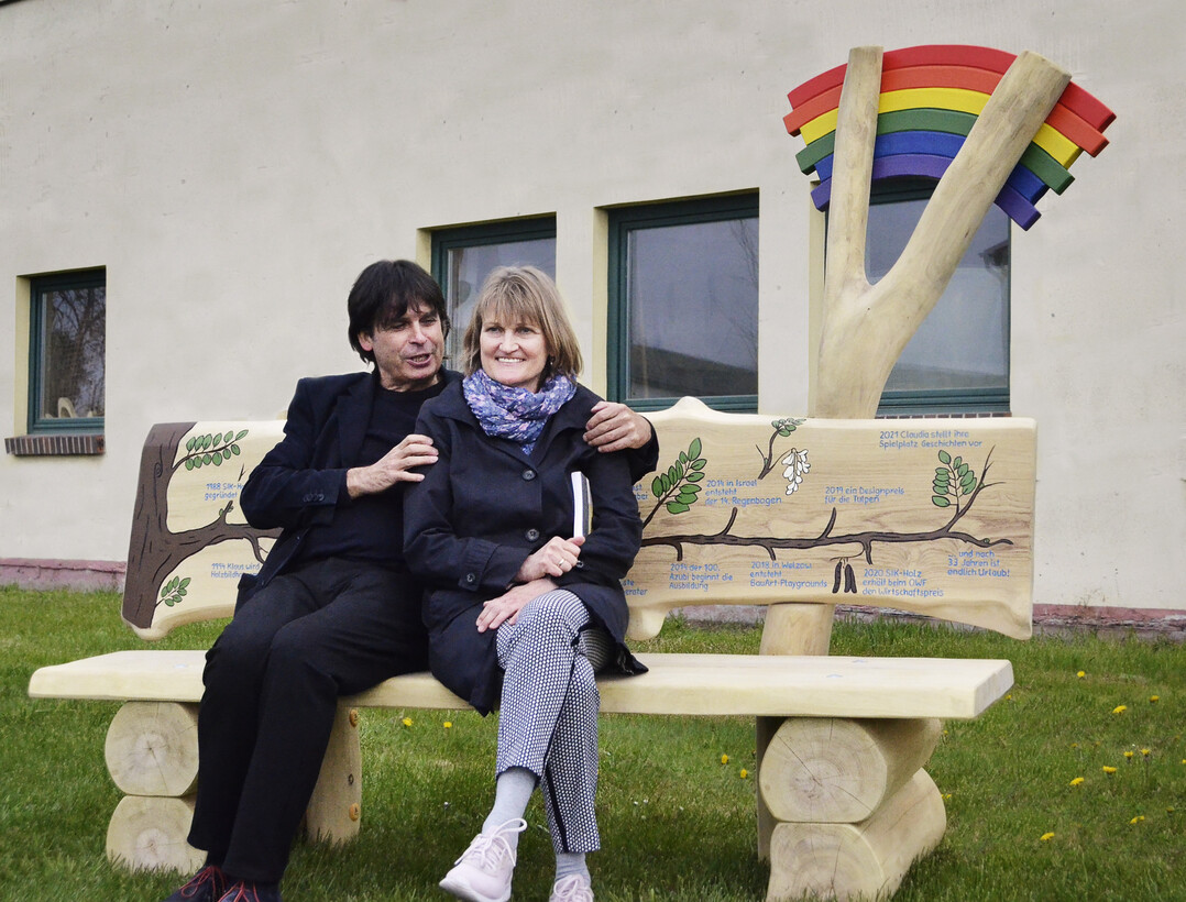 Claudia und Klaus-Peter Gust bei der Verabschiedung.