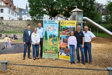 v. l. n. r.: Michael Scholle, Christa Heinemann, Matthias Goeken, Hanna Strasser, Steffen Strasser, Burkhard Deppe