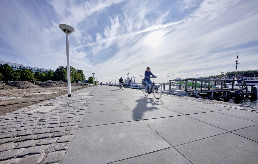 Lbecks neue Travepromenade in Travemnde