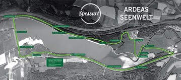 bersicht Wegeverlauf der geplanten Lern- und Erlebnislandschaft