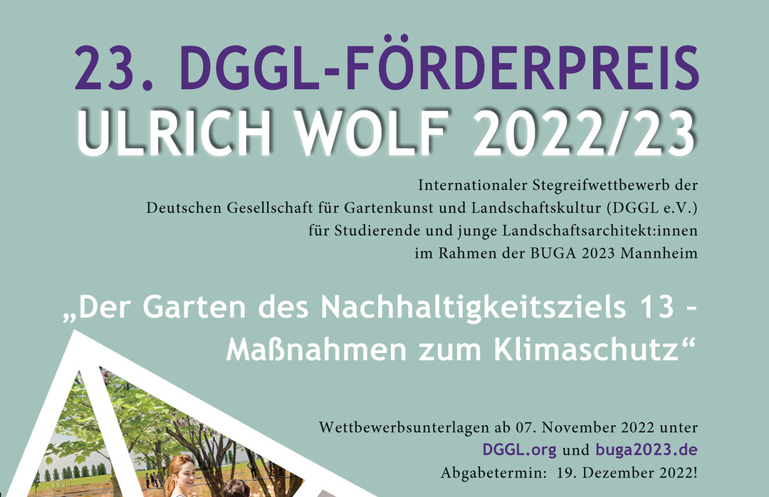 23. DGGL-Förderpreis Ulrich Wolf 2022/23