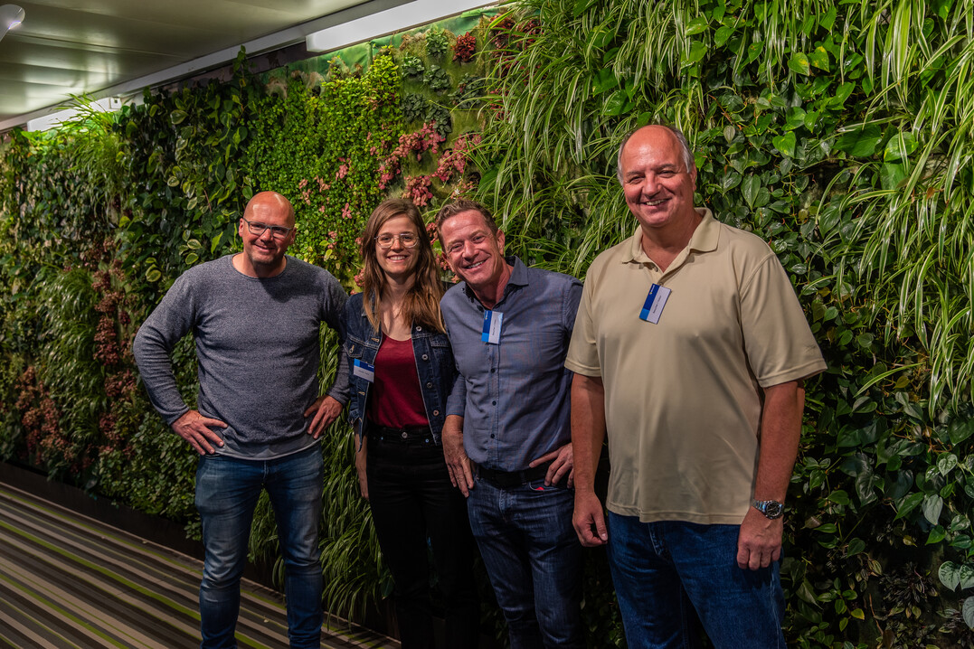 Die "Stadtbegrner", das Team aus Systemanbietern streitet gemeinsam fr mehr Grn an den Fassaden. 