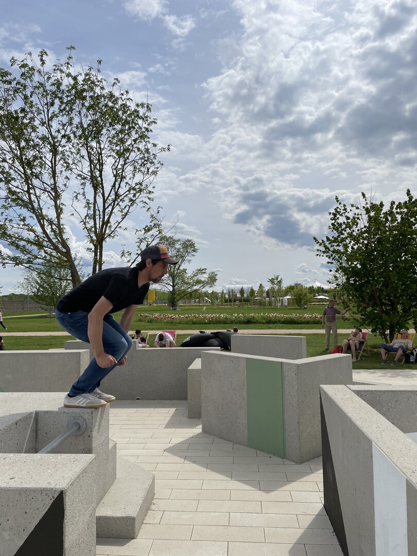 Parkour gilt als die "Kunst der Bewegung" - es braucht eine gute Koordination und przise Sprnge und Landungen. 